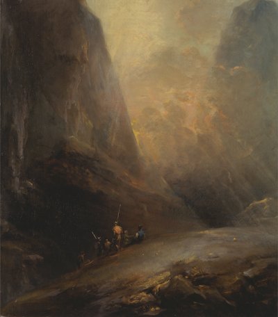 Mountain Landscape with Banditti by Elias Martin